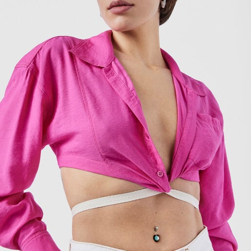 Blue Murano glass TOUS Icon Glass Navel piercing