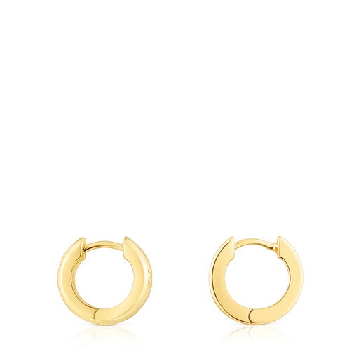 Silver vermeil TOUS Fellow Double-hoop earrings