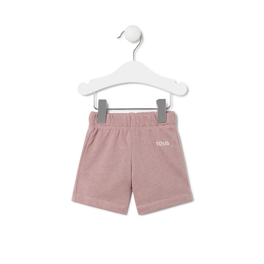 Terry cloth baby outfit in Kaos pink