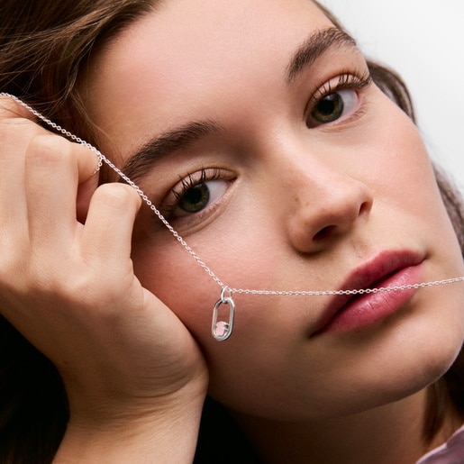 Silver and quartz Necklace TOUS Camille