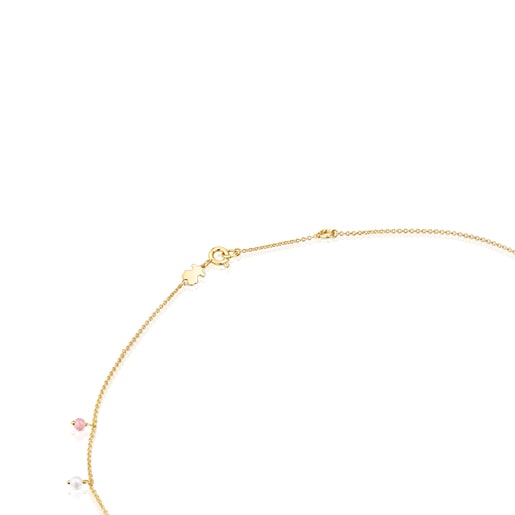 Silver Vermeil Cool Joy Necklace with Gemstones | TOUS