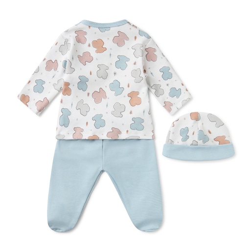 Newborn baby outfit in Colors blue