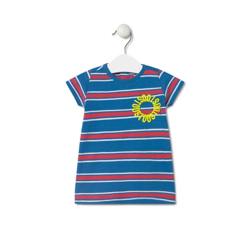 Vestido a rayas Casual azul