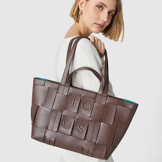 Коричневая сумка-тоут TOUS Damas