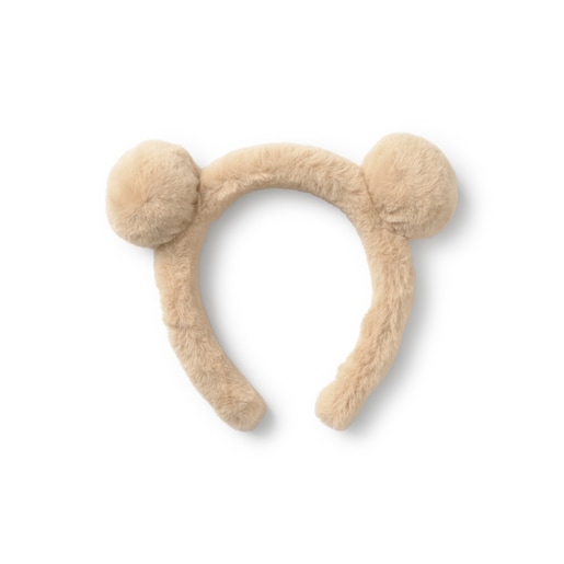 Headband with ears in B. Ears beige