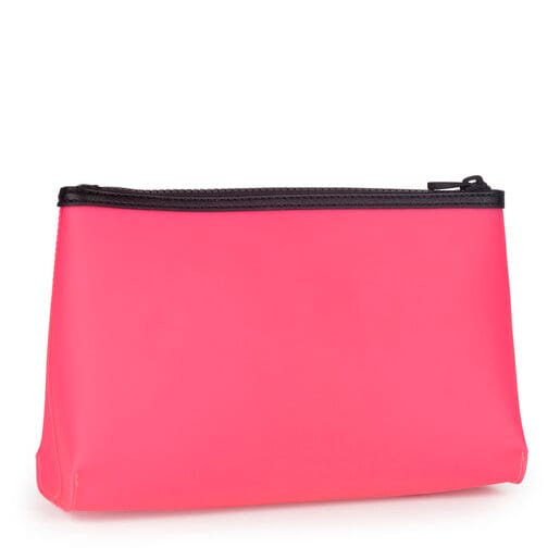 Fucsia Tous Rubber toiletry bag