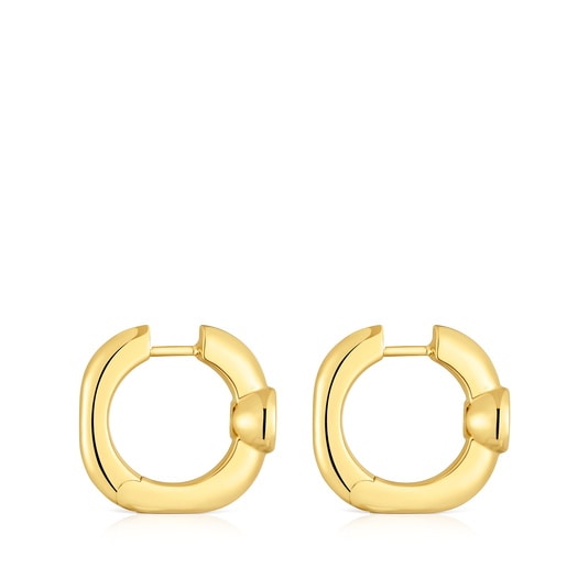 高い信頼 厚い信頼 earrings Hoop mm 18 with and silver over plating gold 18kt アクセサリー