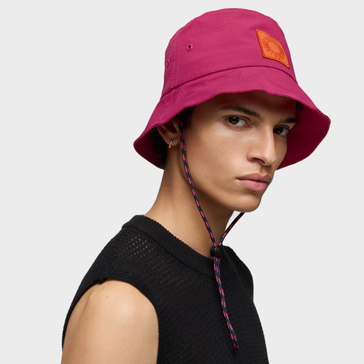 Fuchsia-colored Hat TOUS Bucket