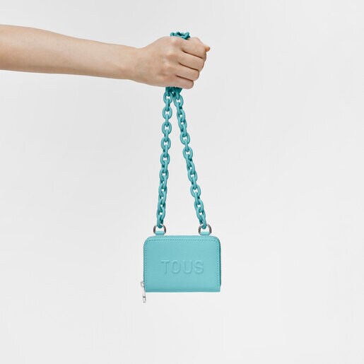 Blue TOUS La Rue New Hanging change purse | TOUS