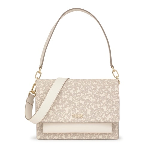 Medium beige Audree Crossbody bag Kaos Mini Lines