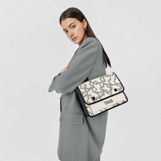 Medium beige Kaos Pix Audree Crossbody bag