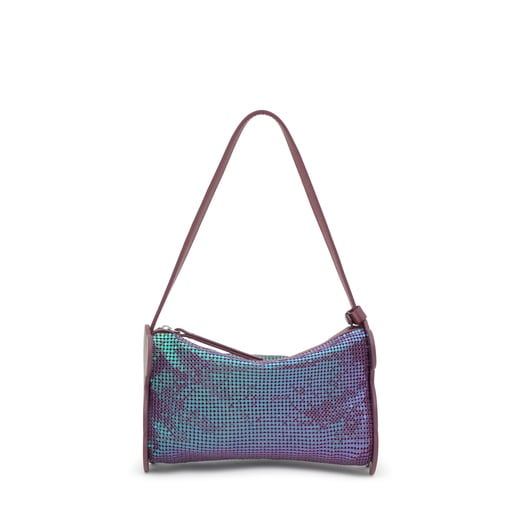 حقيبة كتف باللون العنابي من تشكيلة TOUS Salsi