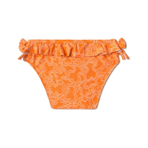 Girls bikini bottoms in MKaos orange