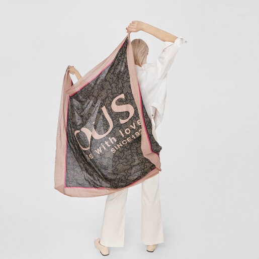 Pañuelo Kaos Icon negro y gris