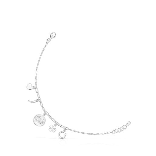 Silver TOUS Good Vibes Mama Bracelet