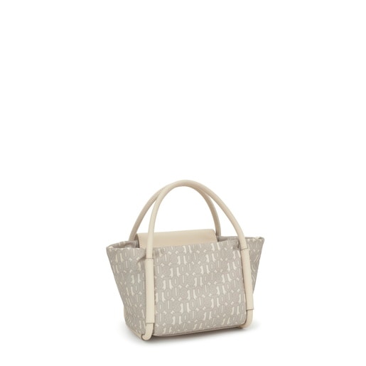 Small beige print Tote bag TOUS Silhouette Soft