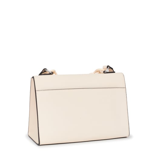 Mittelgroße beige City-Tasche TOUS Sylvia