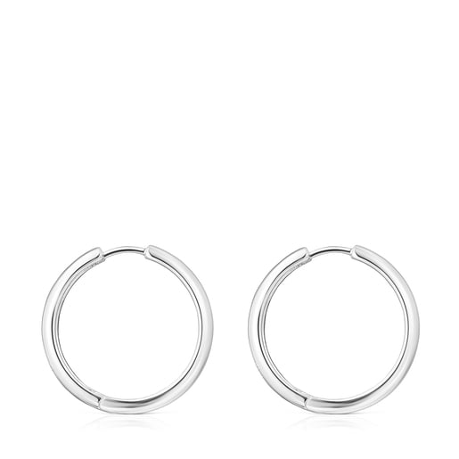 Pendientes aro de plata TOUS Basics