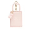 Pale pink pop minibag Key ring