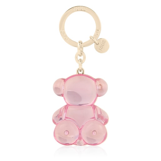 Pink half Key ring Bold Bear