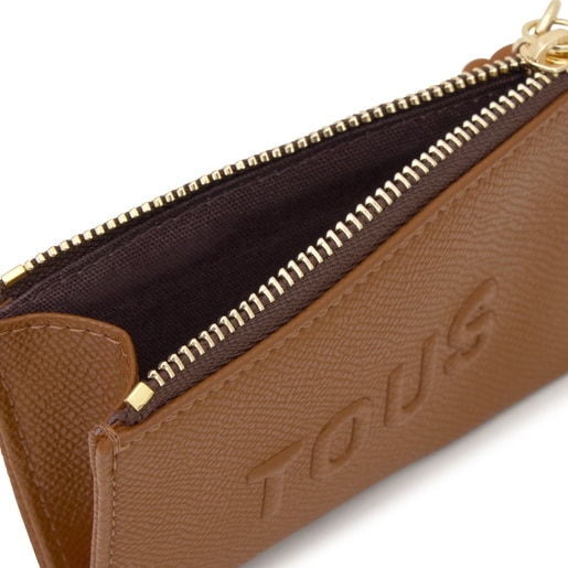 Monedero tarjetero camel TOUS Brenda
