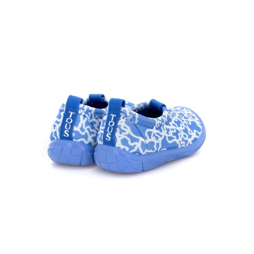 Sapatos de praia de neoprene Kaos azul
