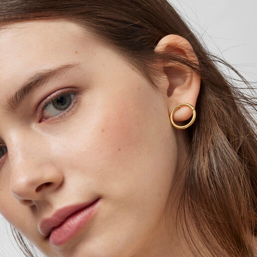 Gold Hold Earrings push back