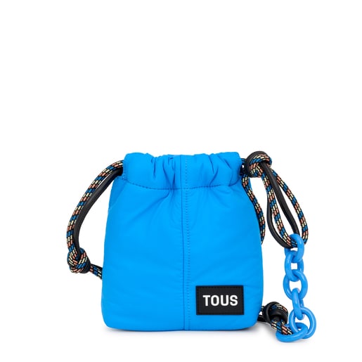 Μίνι τσάντα TOUS Cloud Soft σε μπλε χρώμα