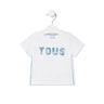 Tie-dye TOUS t-shirt in Casual blue