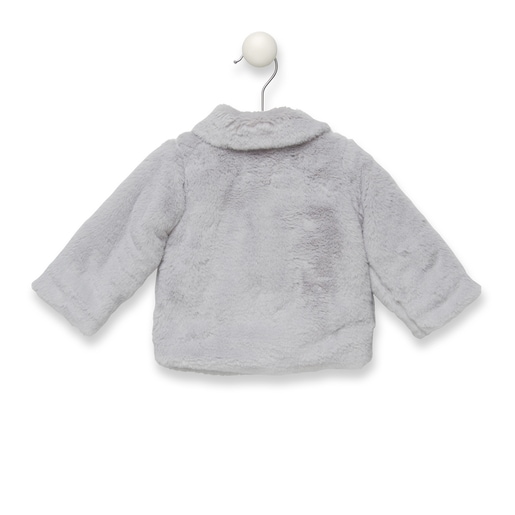 Abrigo de pelo Chic Gris