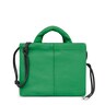 Sac TOUS Cloud moyen en cuir vert