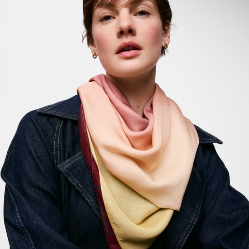 Foulard burdeos multi TOUS Lines Gradient