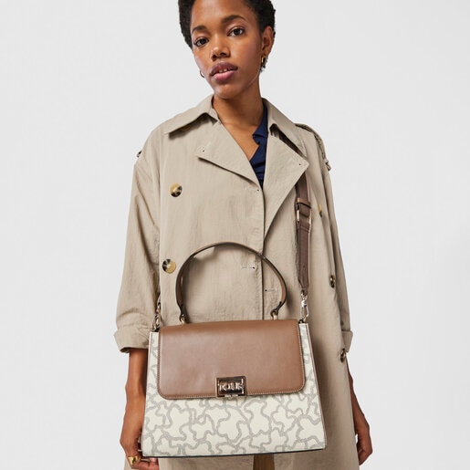 Beige Kaos Legacy City bag