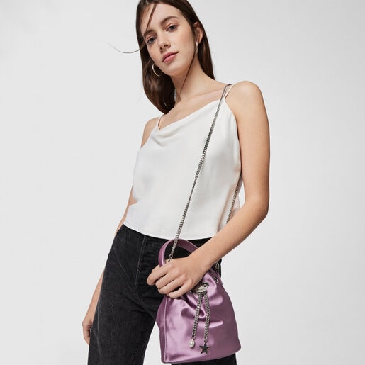 Mauve TOUS Magic Bucket bag