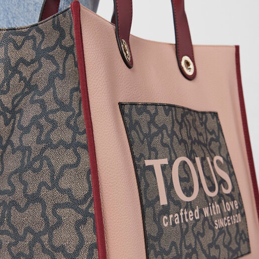 Sac shopping Amaya Kaos Icon grand rose