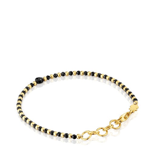TOUS Ball Bracelet with 18 kt gold plating over silver and spinel Basic  Colors | Westland Mall