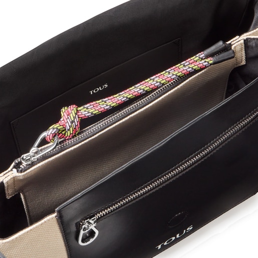 Bandolera grande beige TOUS Empire Cotton