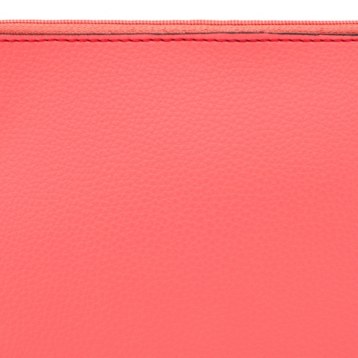 תיק סל TOUS Terra קטן בצבע אלמוג