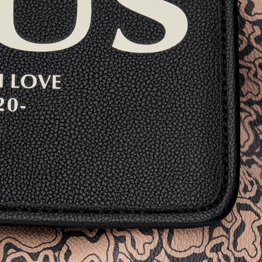 Taupe TOUS Kaos Mini Evolution Flap Backpack