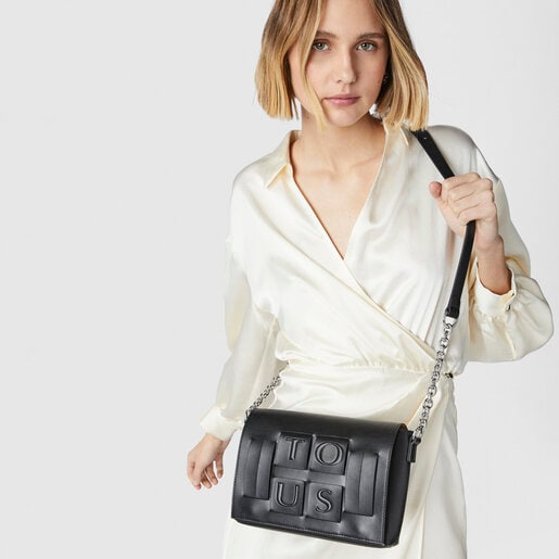 Маленькая черная сумка-кроссбоди TOUS Damas