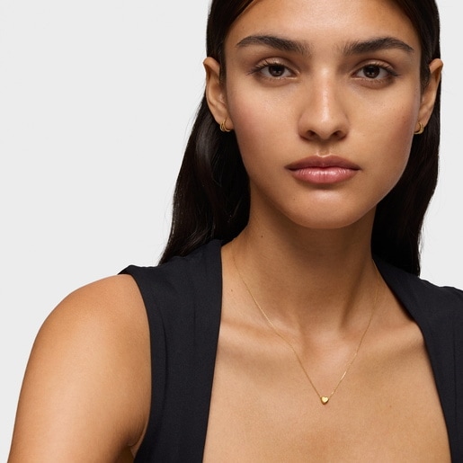 ネックレス Sweet Dolls ハート　18金ゴールド / 45cm