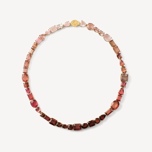 Collar de oro, turmalina y morganita TOUS ATELIER