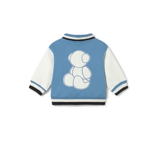 Varsity jacket in Casual blue