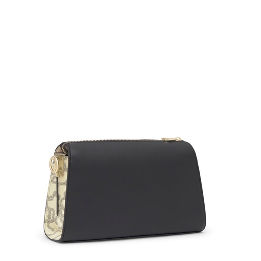 Sac à bandoulière noir moyen Kaos Icon