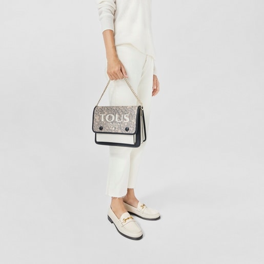 Medium taupe TOUS Kaos Mini Evolution Audree Crossbody bag