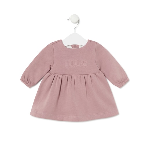 Vestido de bebé para menina Classic cor-de-rosa