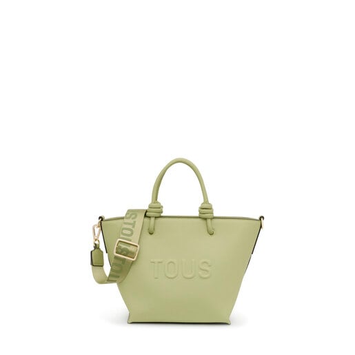 Μικρή τσάντα-καλάθι TOUS La Rue New σε πράσινο χρώμα