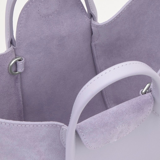 Tote bag color malva piccola TOUS Tulip
