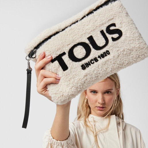 Бежевый клатч Amaya Warm