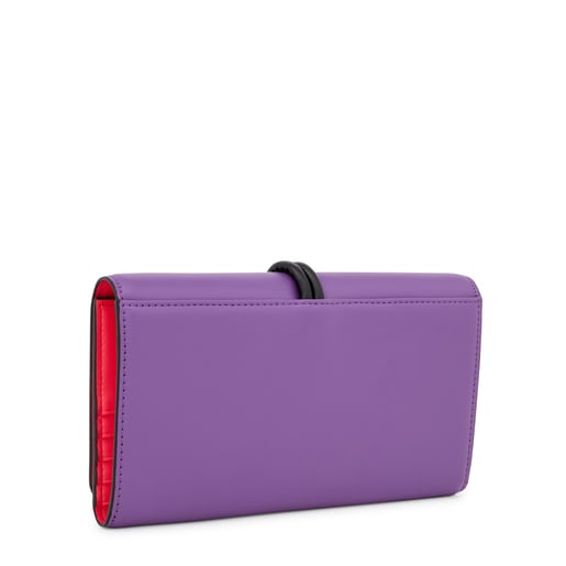 Lilac-colored TOUS Cloud Wallet